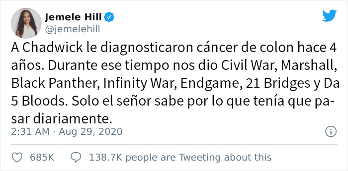 Quienes se burlaron de Chadwick Boseman por su pérdida de peso, ahora se sienten fatal, y ojalá aprendan la lección