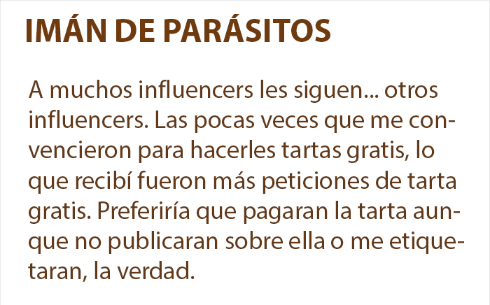 "Estoy harta de influencers": Esta pastelera profesional encuentra un modo genial de librarse de los influencers