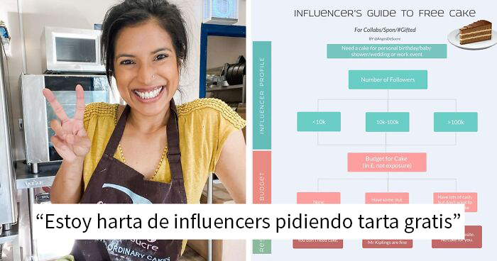 «Estoy harta de influencers»: Esta pastelera profesional encuentra un modo genial de librarse de los influencers
