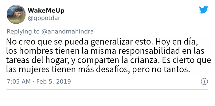 Comparten una ilustración sobre las dificultades de las mujeres en el mundo laboral, y un hombre la cambia para poner su propia versión