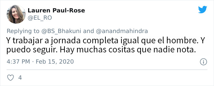 Comparten una ilustración sobre las dificultades de las mujeres en el mundo laboral, y un hombre la cambia para poner su propia versión