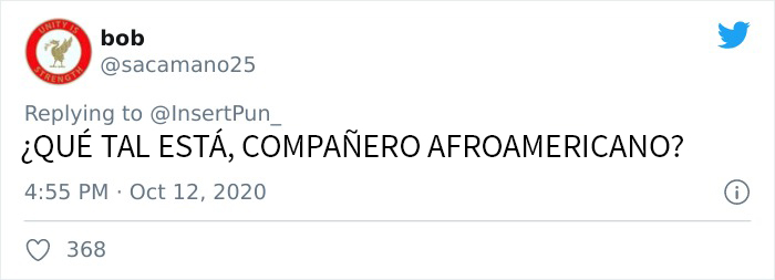 Este falso votante negro de Trump en Twitter olvidó recortar la etiqueta de búsqueda de su foto de perfil, y la gente se ríe de él