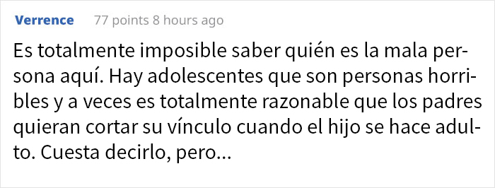 Esta madre pregunta cómo decirle a su hija que no quiere verla más tras cumplir los 18