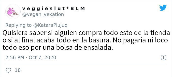 Esta mujer comparte el precio de la fruta y verdura en su zona después de que los veganos intentaran hacerla sentir culpable