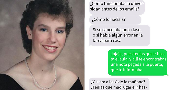Este joven no tiene ni idea de cómo vivía la gente antes de los emails, y esta conversación al respecto con un mayor se vuelve viral