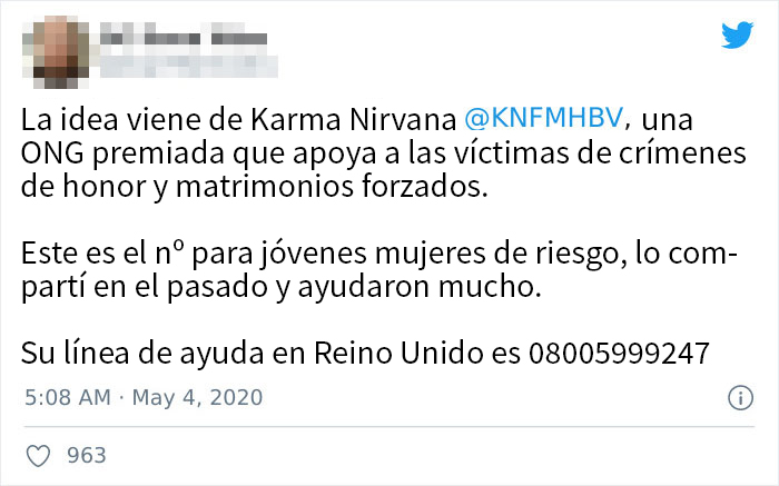 'El truco de la cuchara': comparten un consejo que podría ayudar a las víctimas a escapar de sus maltratadores discretamente
