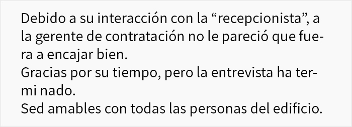 Este hombre fue rechazado inmediatamente en su entrevista de trabajo tras una prueba con truco en la recepción