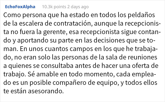 Este hombre fue rechazado inmediatamente en su entrevista de trabajo tras una prueba con truco en la recepción