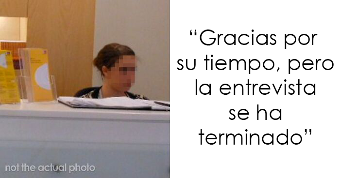 Este hombre fue rechazado inmediatamente en su entrevista de trabajo tras una prueba con truco en la recepción