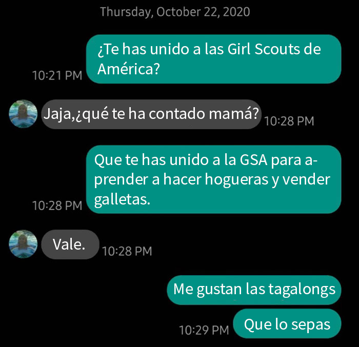 Esta hija salió del armario ante su padre mientras se mandaban mensajes, y a la gente le encanta su reacción