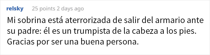 Esta hija salió del armario ante su padre mientras se mandaban mensajes, y a la gente le encanta su reacción