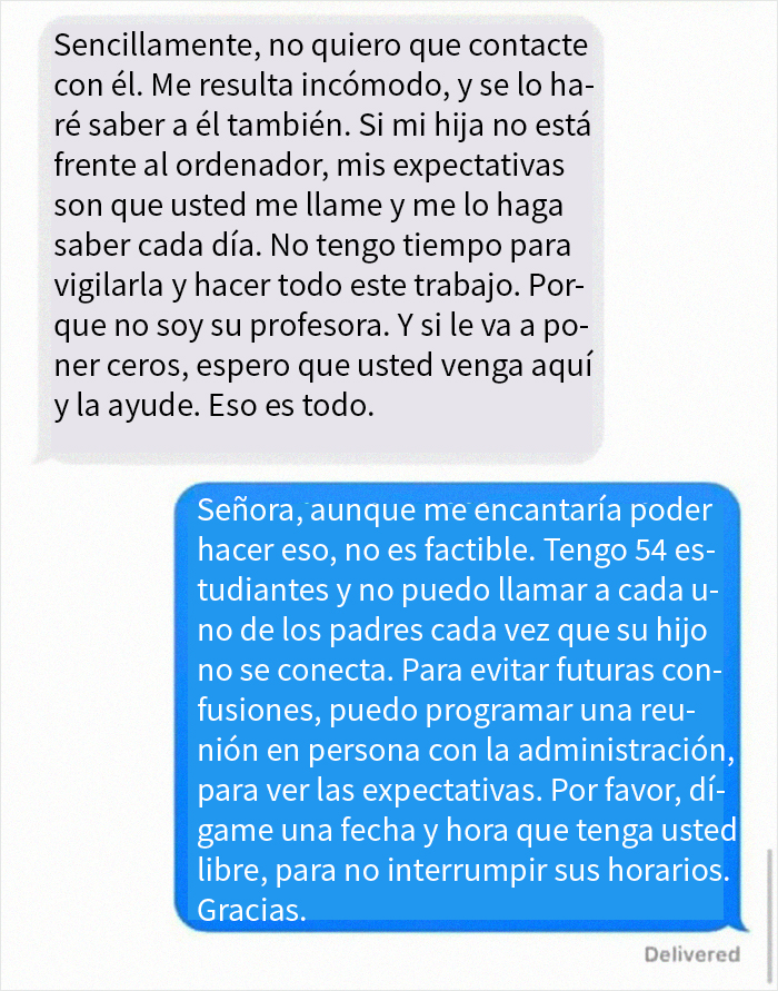 Esta profesora comparte lo que tiene que soportar de los padres presuntuosos, y las capturas se vuelven virales