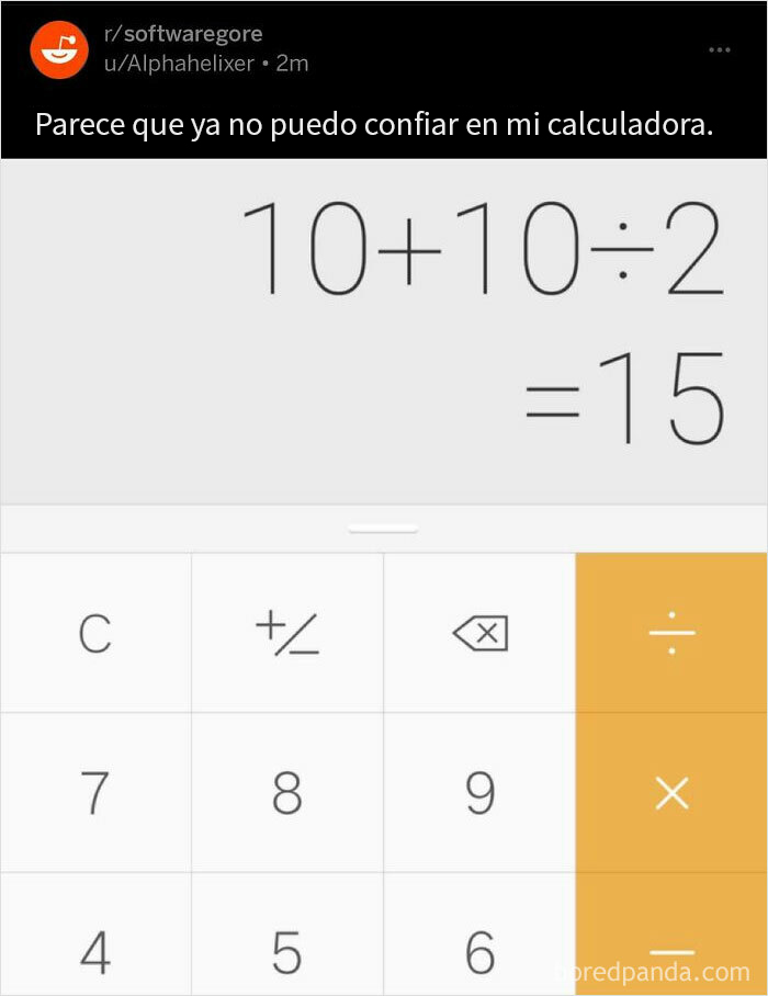 No Se Fía De La Calculadora