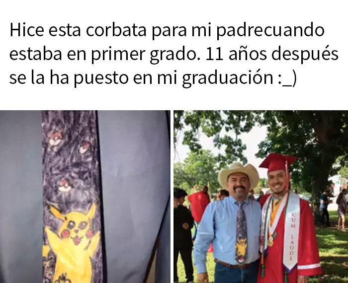 Padre Orgulloso De Su Hijo A Cualquier Edad