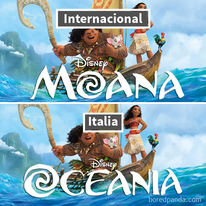 Moana / Vaiana: En Italia Fue Oceania A Causa De Una Actriz Porno Con Ese Nombre