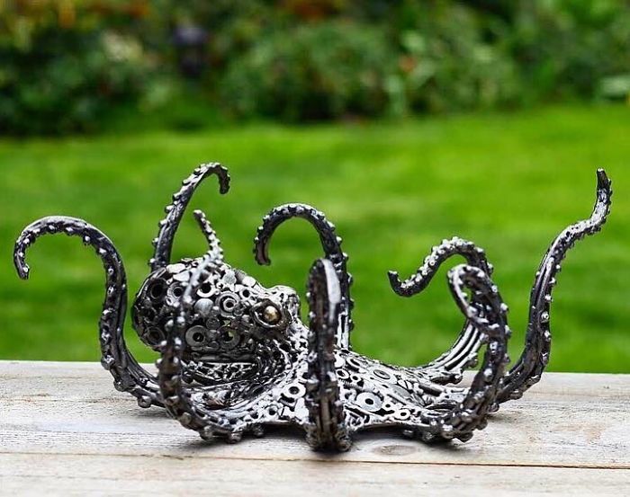 Self-Taught American Artist Turns Reclaimed Materials Into Breathtaking Sculptures (30 Pics)