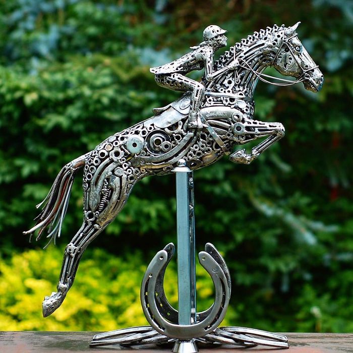 Self-Taught American Artist Turns Reclaimed Materials Into Breathtaking Sculptures (30 Pics)