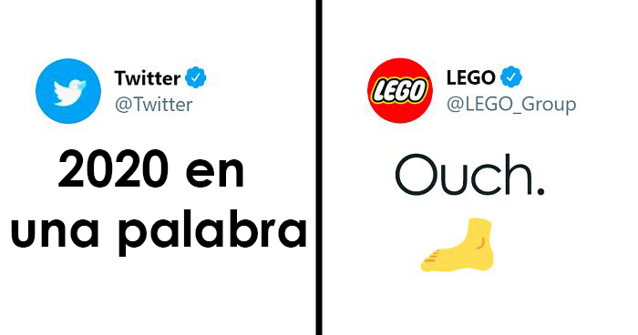 20 de las mejores respuestas de empresas al desafío «Describe 2020 en una palabra» de Twitter