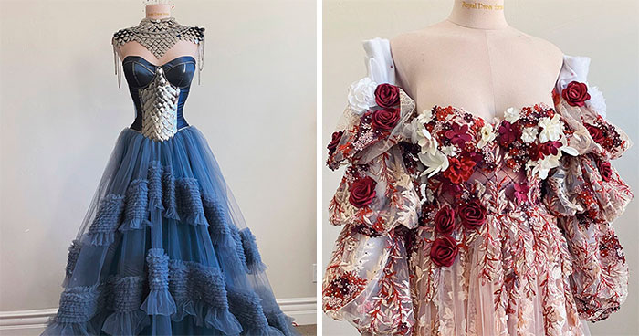 Diseñadora Autodidacta Tuitea Fotos De Todos Los Vestidos Que Hizo En 2020, Y Su Hilo Recibe 337K Me Gustas