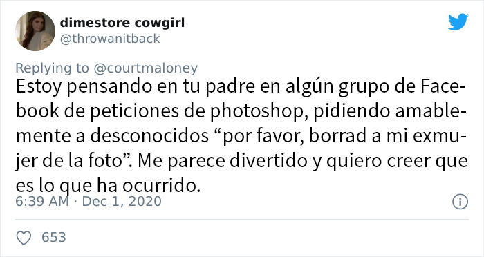 900000 Personas en Twitter se parten de risa con este padre que borró a su ex-mujer de una foto familiar antes de publicarla