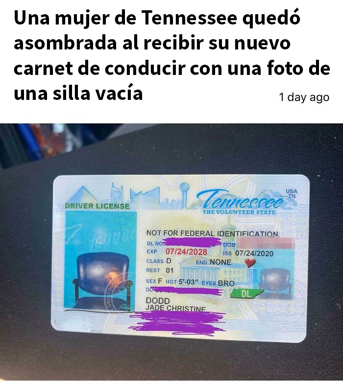 Ya He Hecho La Foto Para El Carnet De Conducir, Jefe