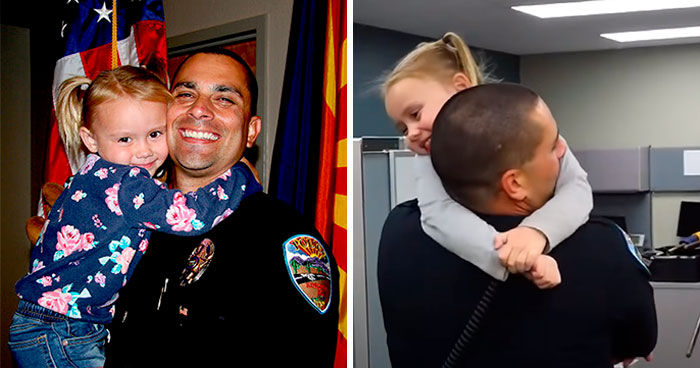 Un Oficial Encuentra A Una Niña Maltratada Durante Un Chequeo De Servicios Sociales Y Decide Entregarle Su Corazón y Su Hogar