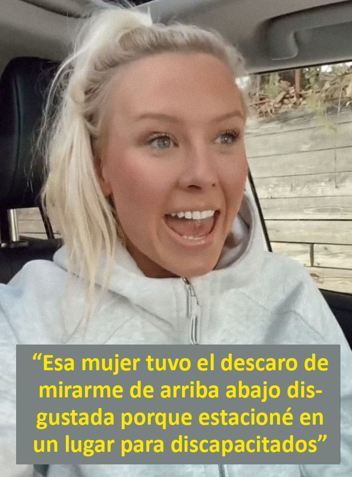 Esta mujer sin piernas fue reprendida por aparcar en zona para discapacitados y su contundente respuesta se vuelve viral