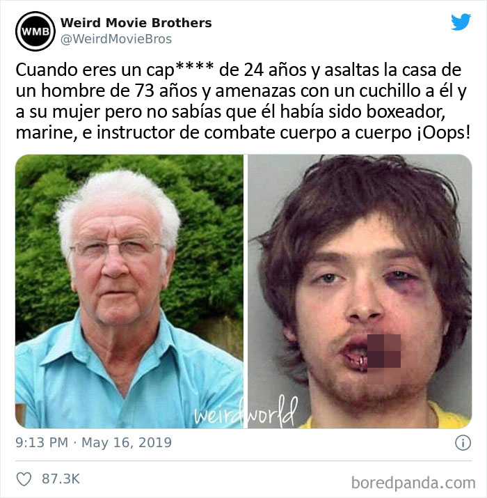 Un poco de karma instántaneo 