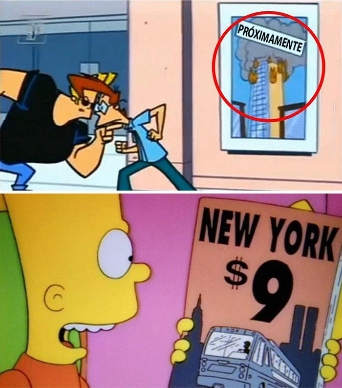 La caída del Wall Trade Center