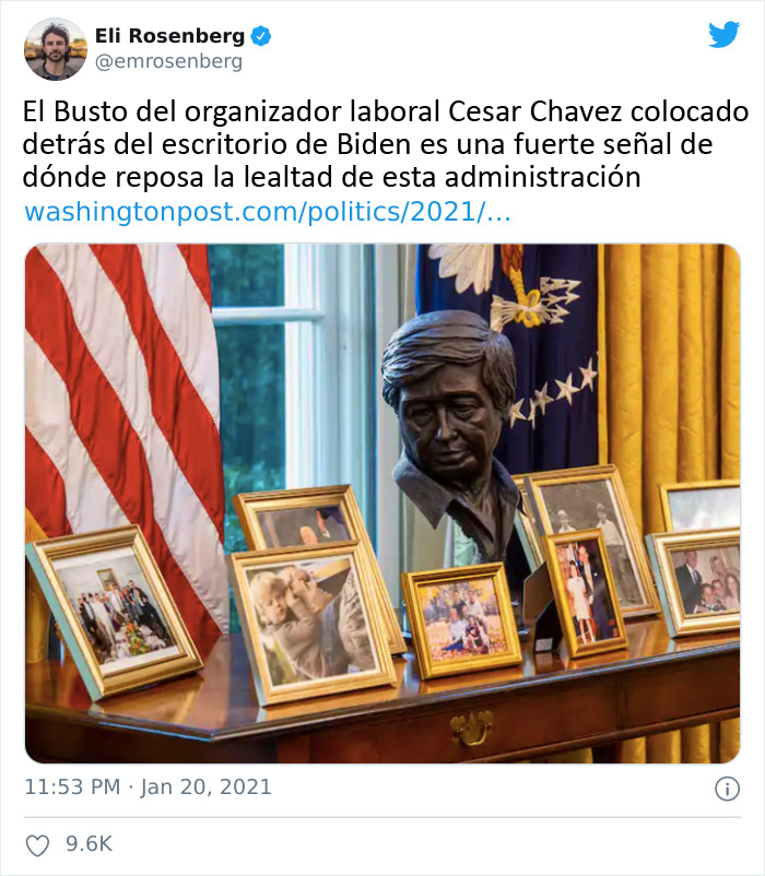 18 Imágenes que muestran las diferencias entre Biden y Trump en la decoración del Despacho Oval