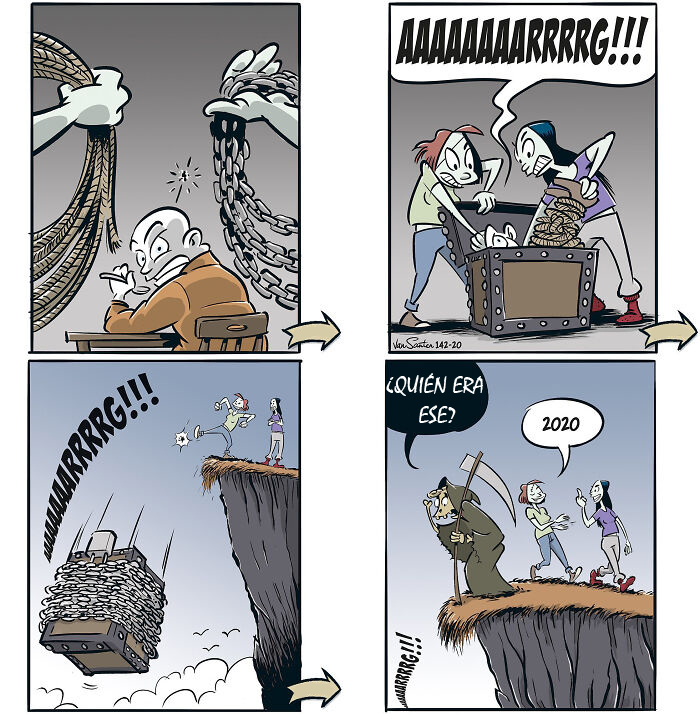 Artist Creates Comics About A Girl In Her Afterlife (40 Pics)