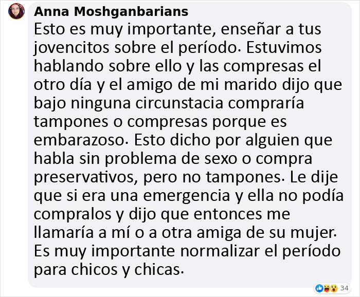 65.000 personas felicitan a esta madre por animar a sus hijos a ver más allá del tabú de la menstruación