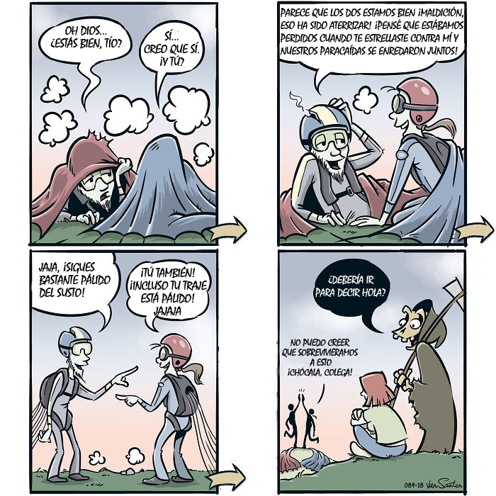 Artist Creates Comics About A Girl In Her Afterlife (40 Pics)