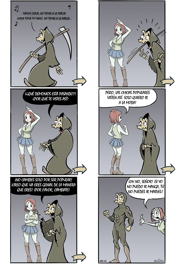 Artist Creates Comics About A Girl In Her Afterlife (40 Pics)