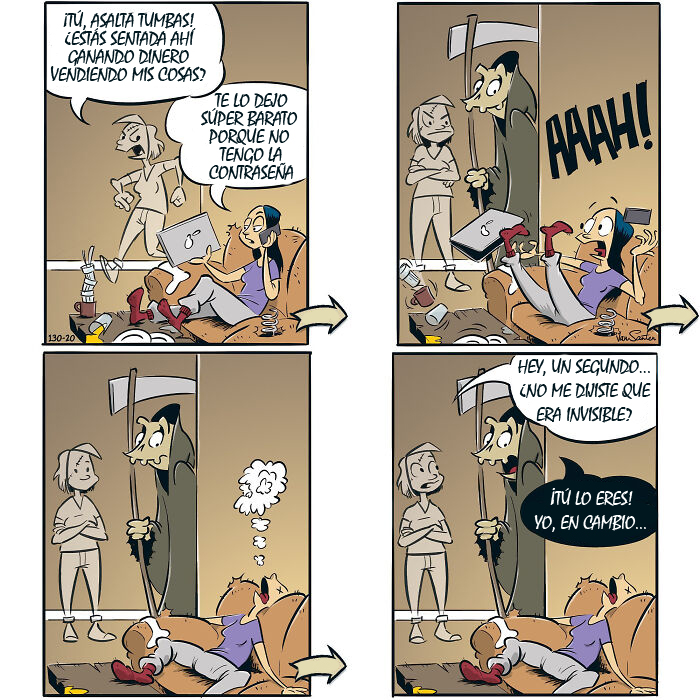Artist Creates Comics About A Girl In Her Afterlife (40 Pics)