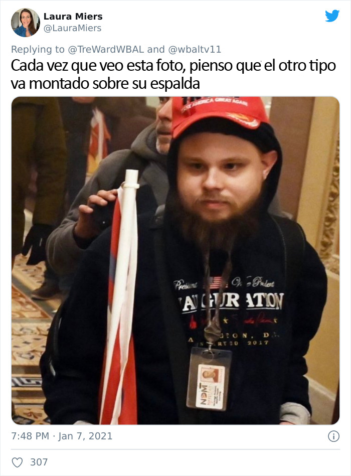"Cómo empezó Vs. cómo está yendo": La gente está publicando qué pasó con los alborotadores del Capitolio en EEUU desde la revuelta