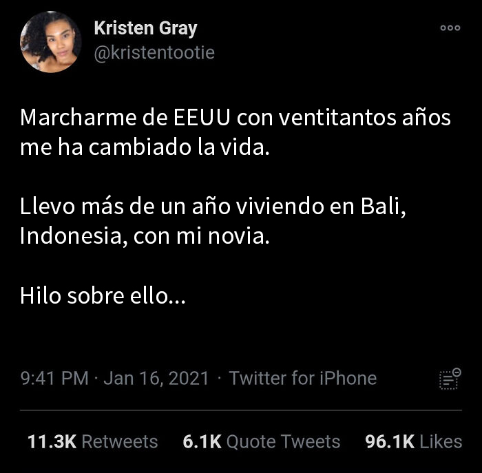 Esta influencer presume en Twitter de lo fácil que es su vida en Bali, y es deportada por ello