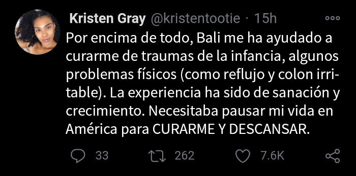 Esta influencer presume en Twitter de lo fácil que es su vida en Bali, y es deportada por ello