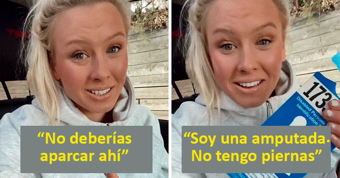 Esta mujer sin piernas fue reprendida por aparcar en zona para discapacitados y su contundente respuesta se vuelve viral