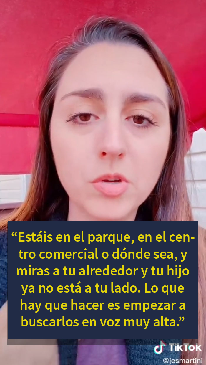 Esta mujer encontró a su hijo perdido en el supermercado con ayuda de un "truco" que vio en TikTok