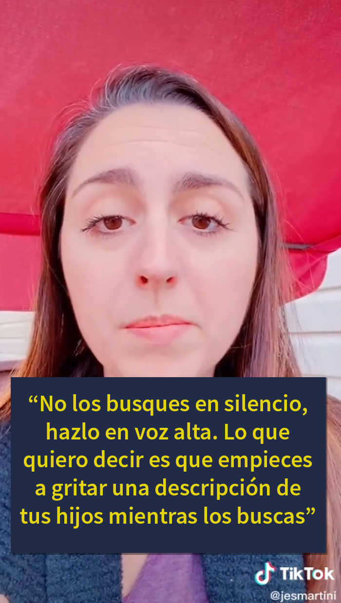 Esta mujer encontró a su hijo perdido en el supermercado con ayuda de un "truco" que vio en TikTok