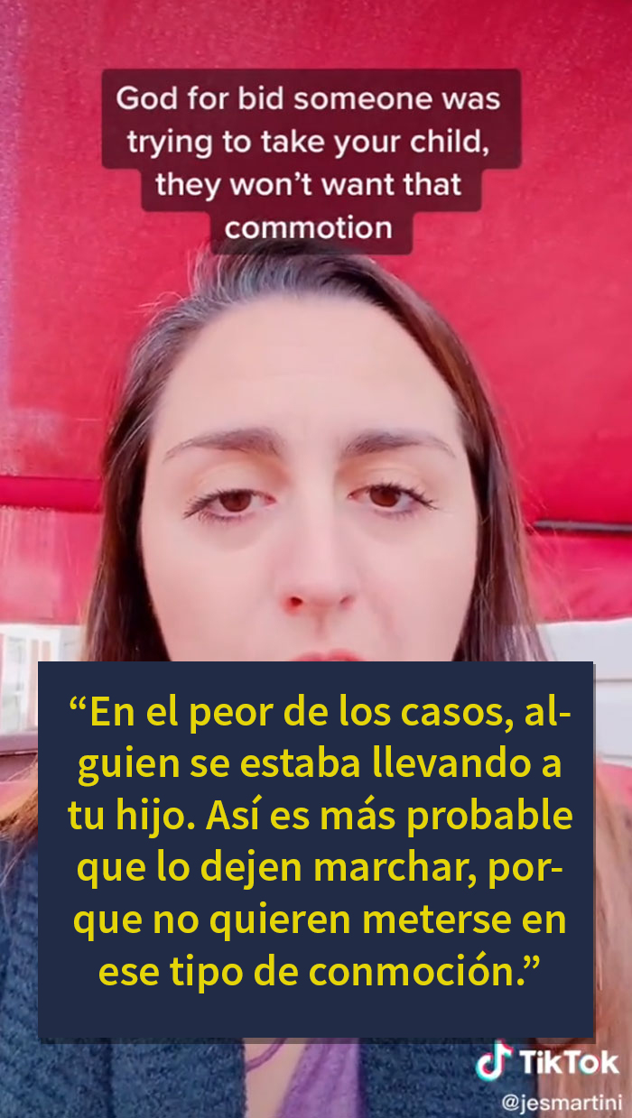 Esta mujer encontró a su hijo perdido en el supermercado con ayuda de un "truco" que vio en TikTok