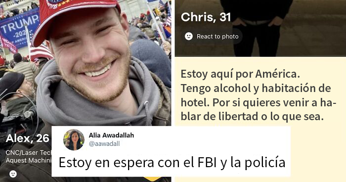 Las mujeres trolean a los agitadores del Capitolio buscándolos en las apps de citas solo para enviar sus datos al FBI