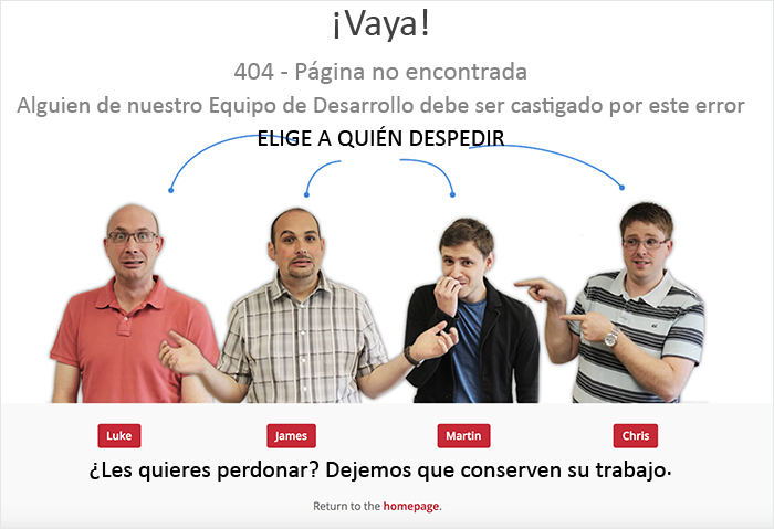 La mejor página 404