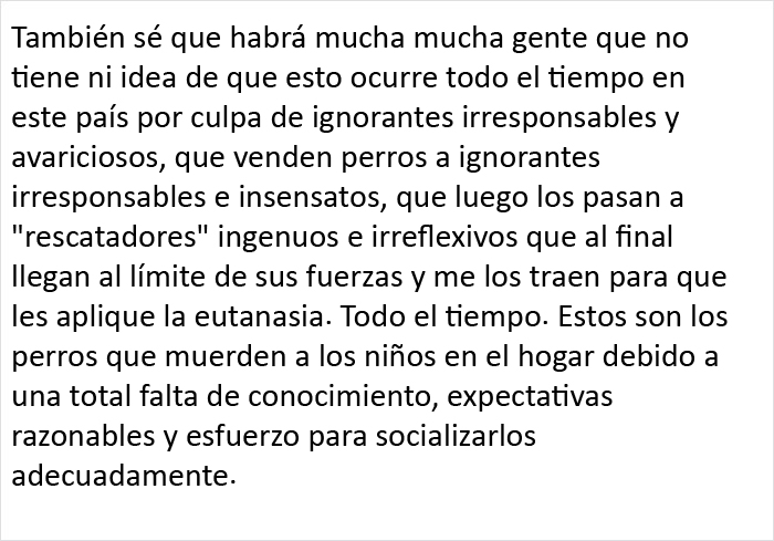 Este veterinario se vio obligado a sacrificar a un cachorro sano y pide a la gente que se lo piense bien antes de adquirir un perro durante el confinamiento