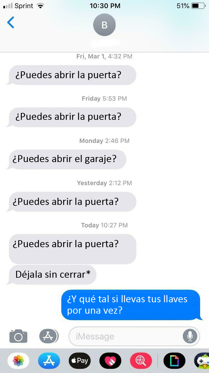 Mi hermano tiene una costumbre