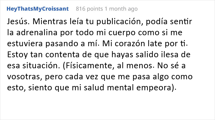Esta mujer evitó a un acosador espeluznante siguiendo los consejos de seguridad que encontró en Reddit