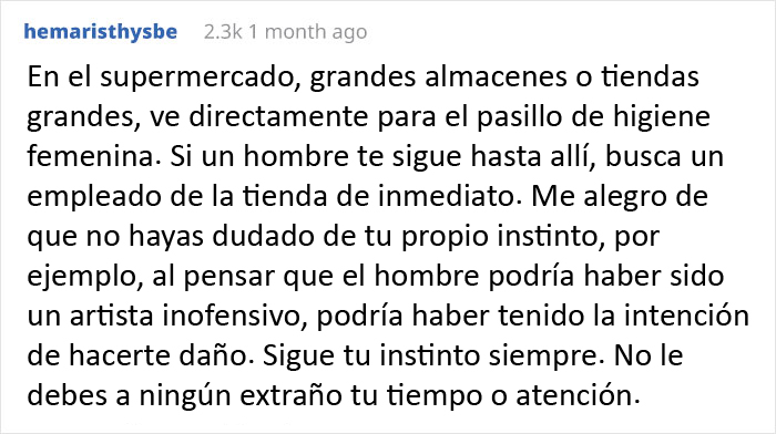 Esta mujer evitó a un acosador espeluznante siguiendo los consejos de seguridad que encontró en Reddit
