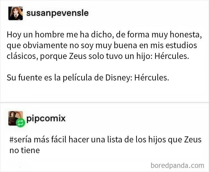 Zeus Solo Tuvo Un Hijo, Claro