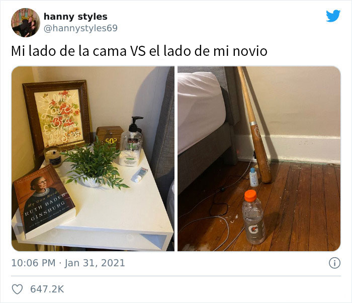Estas mujeres comparan su lado de la cama con el de sus novios, y las similitudes entre hombres son muy divertidas